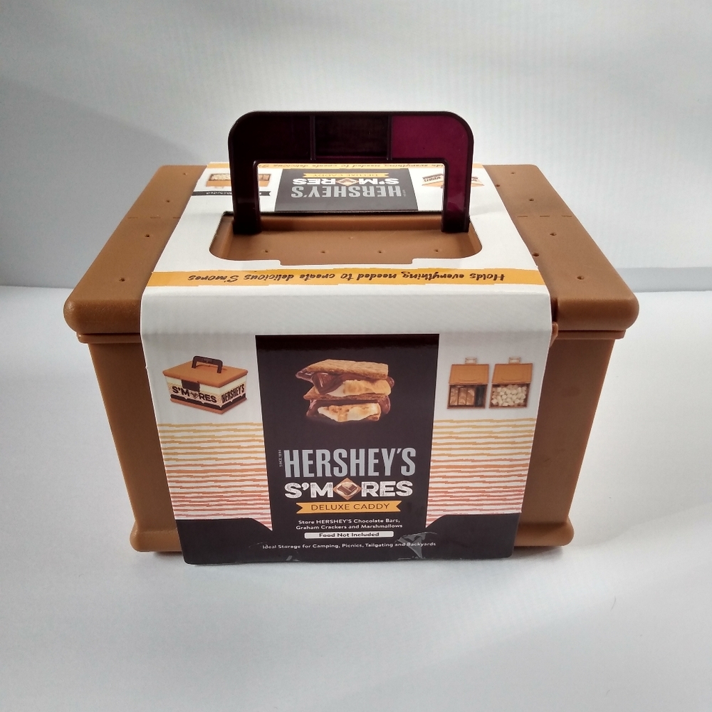 Brand New Hershey's Chocolate Deluxe S'mores Caddy Fall Campfire Fun #2 - Picture 3 of 6